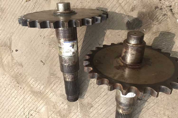 鏈輪與軸焊合件